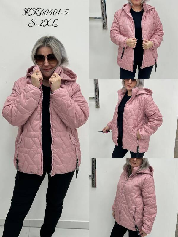 Kurtki damskie duże rozmiary Roz 3XL-7XL, 1 Kolor Paczka 5 szt 1